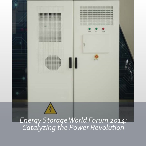 Energy Storage World Forum 2014: Catalyzing the Power Revolution